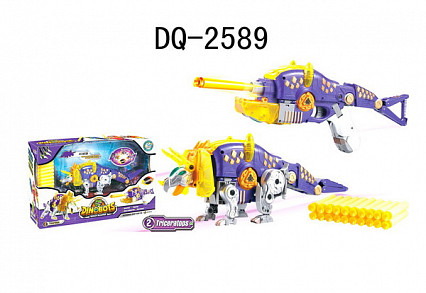 Dinobots 2в1 робот-бластер, фиолетовый, 50х32х15 см