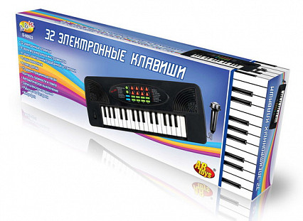 Детский синтезатор (пианино электронное) с микрофоном, 32 клавиш